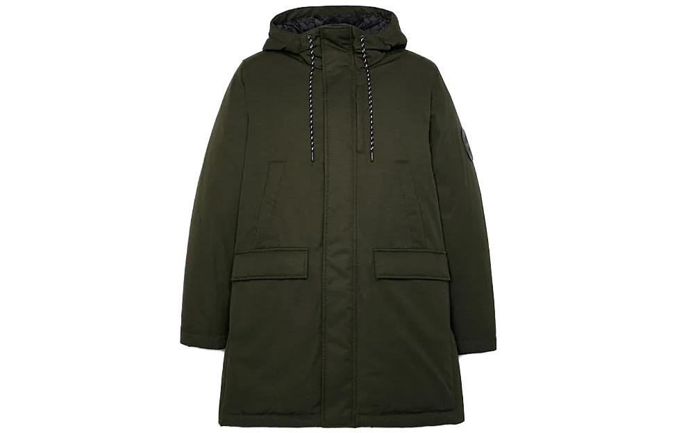 COACH  Long Sleeve Hooded Down Jacket in Solid Color with Zipper C5181-AMB 圖 7