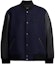 Buy Coach Navy Blue Baseball Collar Long Sleeve Jacket CU453-B5H