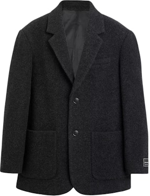 COACH Blazer Wool Charcoal Single-Breasted Lengan Panjang Santai Jaket CU454-CHR Order COACH Blazer Wool Charcoal Single-Breasted Lengan Panjang Santai Jaket CU454-CHR