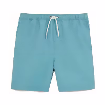COACH Solid Color Casual Drawstring Shorts C9512-TEA