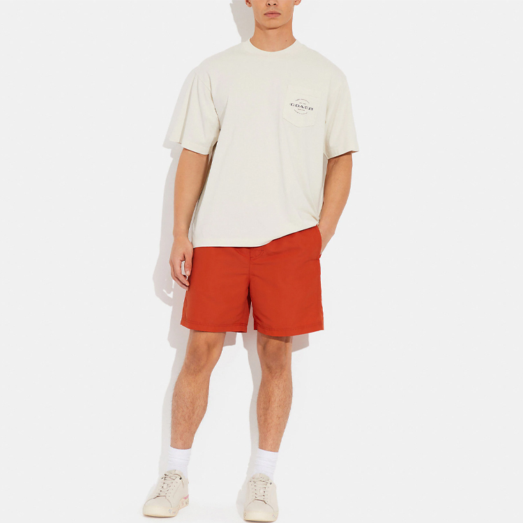 Purchase 蔻驰纯色休闲抽绳短裤 C9512-TEA