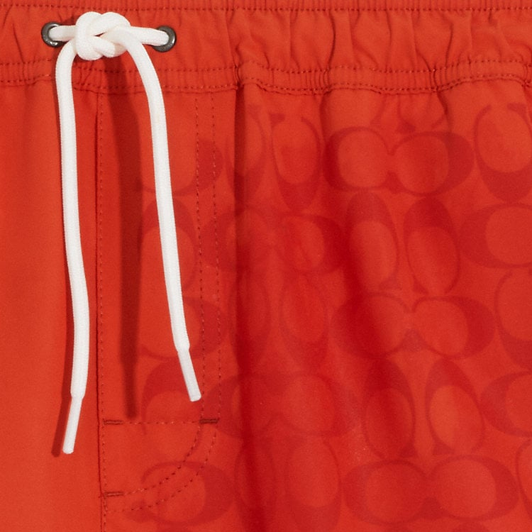 Sizing 蔻驰纯色休闲抽绳短裤 C9512-TEA