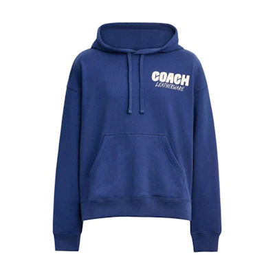 COACH Solid Color Hoodie Mediterranean Blue. CW775-VBI