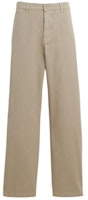 COACH Solid Color Zipper Casual Pants in Stone Color. CJ377-STN COACH Solid Color Zipper Casual Pants in Stone Color. CJ377-STN