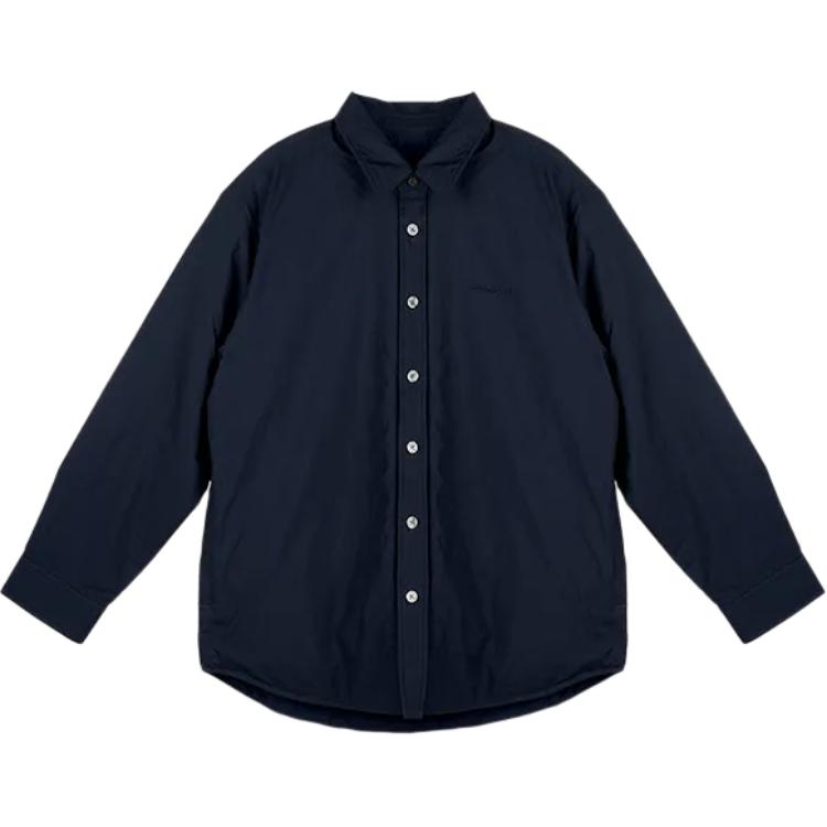 COACH  Solid Navy Long Sleeve Button-Up Jacket SS24 CV913-B5H 圖 2