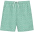 Buy 蔻驰 SS24 标志印花束绳直筒沙滩短裤 绿色. CO834-VSW