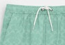 Cheap 蔻驰 SS24 标志印花束绳直筒沙滩短裤 绿色. CO834-VSW