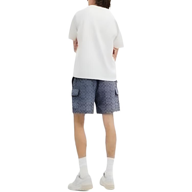 Shop COACH  SS25 Drawstring Elastic Camping Casual Shorts Blue CAX41-RF2