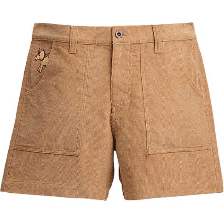 COACH  Straight-Cut Casual Shorts with Animal Print Pocket Design CI782-TN2