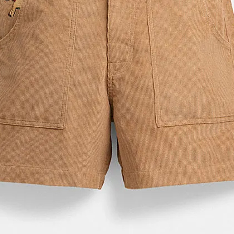 Sizing コーチ アニマルプリントポケット付きストレートカジュアルショーツ CI782-TN2