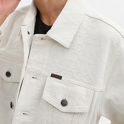 COACH Jaket Casual Putih Polos Single-Breasted CS021-WHT Purchase COACH Jaket Casual Putih Polos Single-Breasted CS021-WHT
