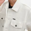 Purchase COACH Jaket Casual Putih Polos Single-Breasted CS021-WHT