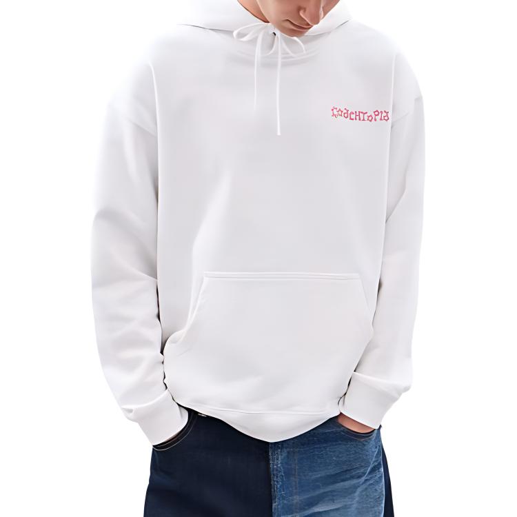 Shop COACH ホワイトフーディー ロゴプリント＆レタリングデザイン. CK730-Y05