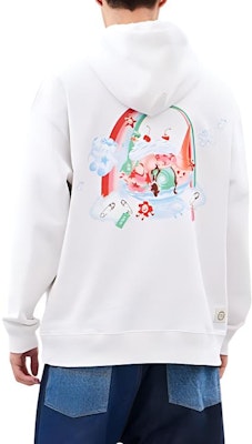 COACH ホワイトフーディー ロゴプリント&レタリングデザイン. CK730-Y05 Purchase COACH ホワイトフーディー ロゴプリント&レタリングデザイン. CK730-Y05