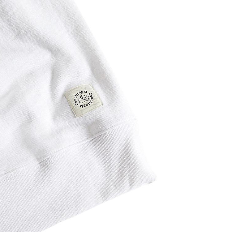 Sizing COACH ホワイトフーディー ロゴプリント＆レタリングデザイン. CK730-Y05