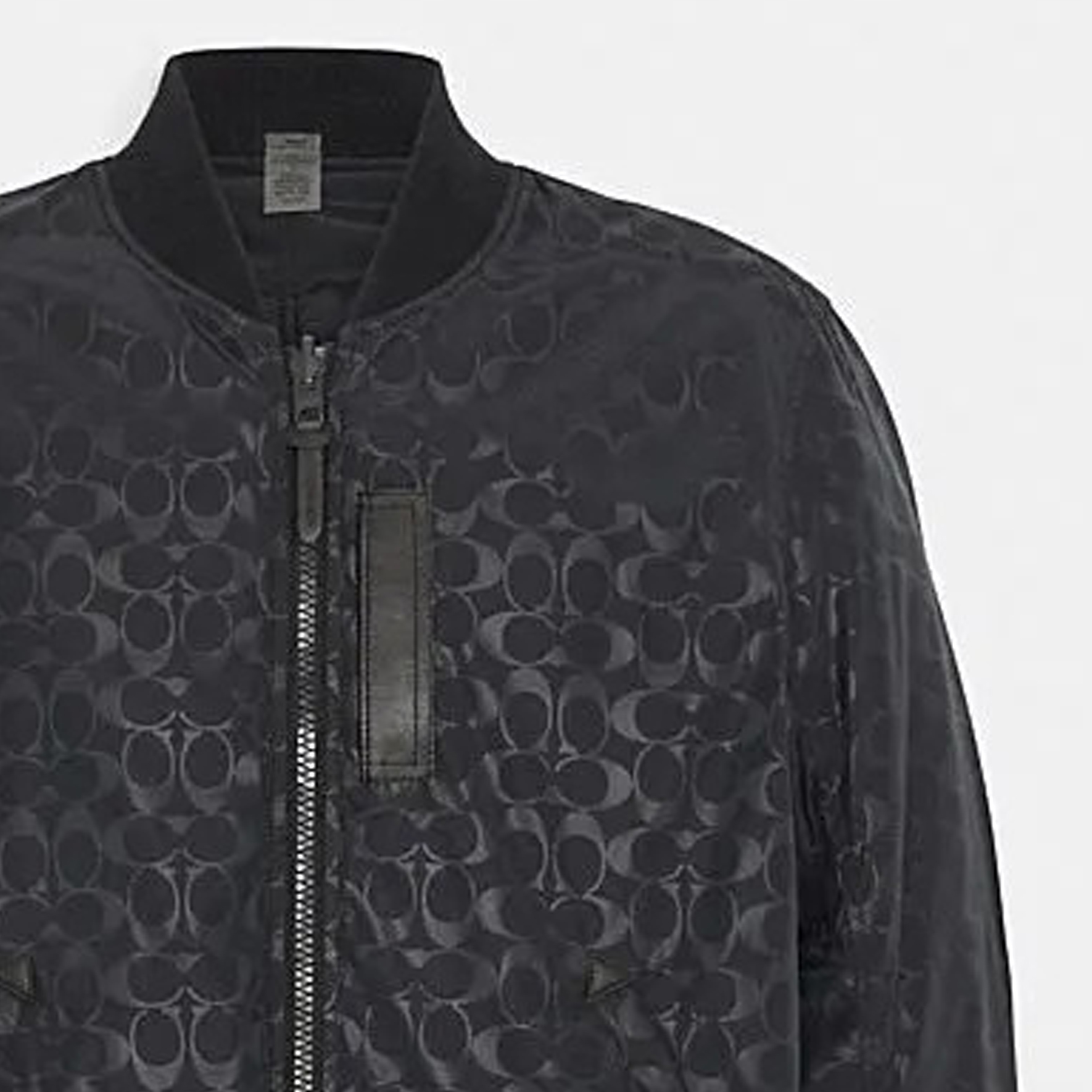 COACH  Zip-Up Jacket with All-Over Logo Print Long Sleeve Design 3089-NVCQ 圖 5