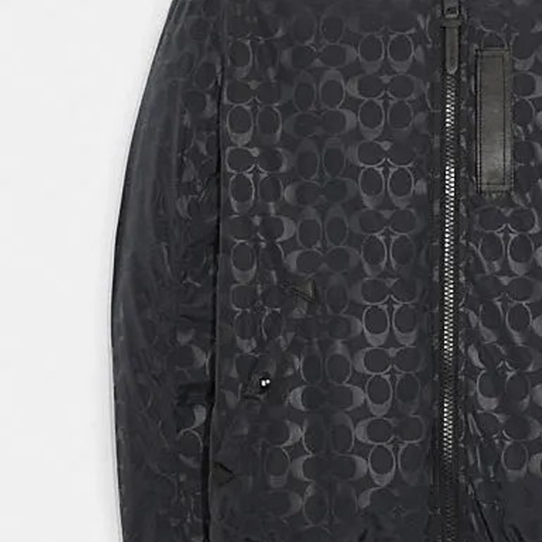 COACH  Zip-Up Jacket with All-Over Logo Print Long Sleeve Design 3089-NVCQ 圖 7