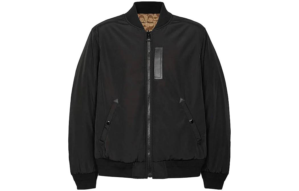 COACH  Zip-Up Jacket with All-Over Logo Print Long Sleeve Design 3089-NVCQ 圖 9