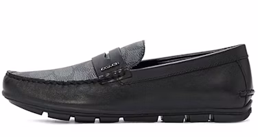 COACH Black Leather Casual Shoes G2983-CQBK COACH Black Leather Casual Shoes G2983-CQBK