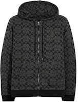 Coach Black Logo Print Hoodie 6514-OY2 Coach Black Logo Print Hoodie 6514-OY2
