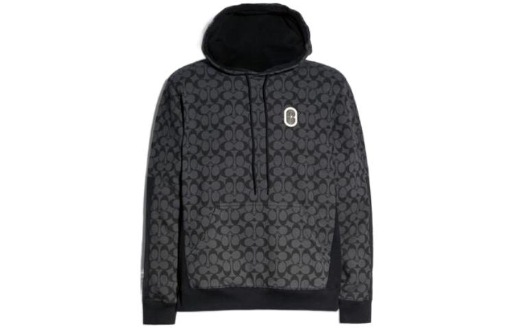 Order Sudadera con Capucha Coach Negra con Estampado de Logo. 89747-OY2