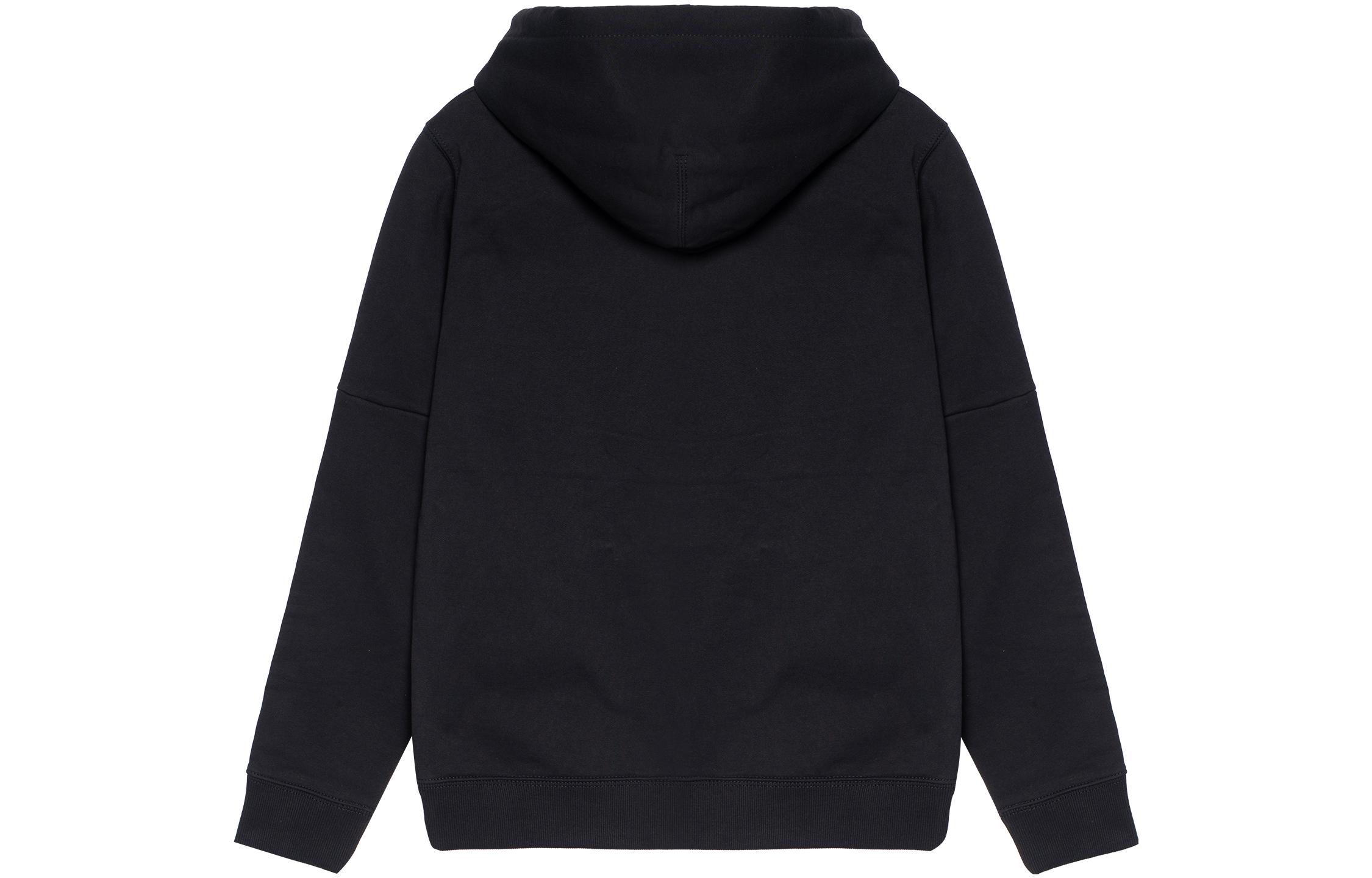 Lookbook COACH Black Logo Print Hoodie Long Sleeve Sweatshirt C5231-BLK