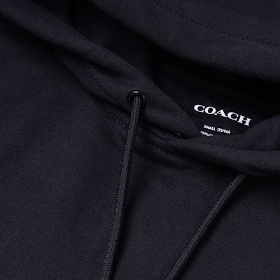COACH Black Logo Print Hoodie Long Sleeve Sweatshirt C5231-BLK Purchase COACH Black Logo Print Hoodie Long Sleeve Sweatshirt C5231-BLK