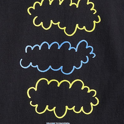 COACH Black Logo Print Hoodie Unisex Long Sleeve Sweater. CL507-BLC Sizing COACH Black Logo Print Hoodie Unisex Long Sleeve Sweater. CL507-BLC