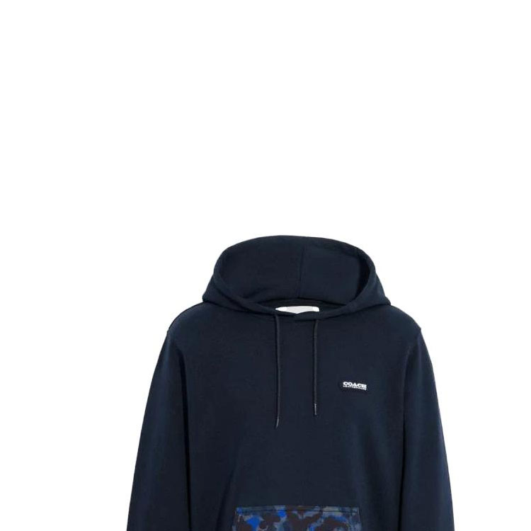 Purchase Sudadera Coach Azul Camo con Letras de Manga Larga. CB812-UN9
