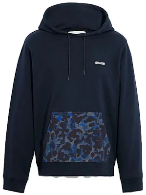 Sudadera con Capucha Coach Azul Camuflaje con Logo. CB812-BLU Buy Sudadera con Capucha Coach Azul Camuflaje con Logo. CB812-BLU
