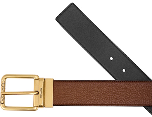 COACH Tali Pinggang Kulit Coklat dengan Gesper Square, Lebar 3.5cm 91307-ABFD2 Purchase COACH Tali Pinggang Kulit Coklat dengan Gesper Square, Lebar 3.5cm 91307-ABFD2