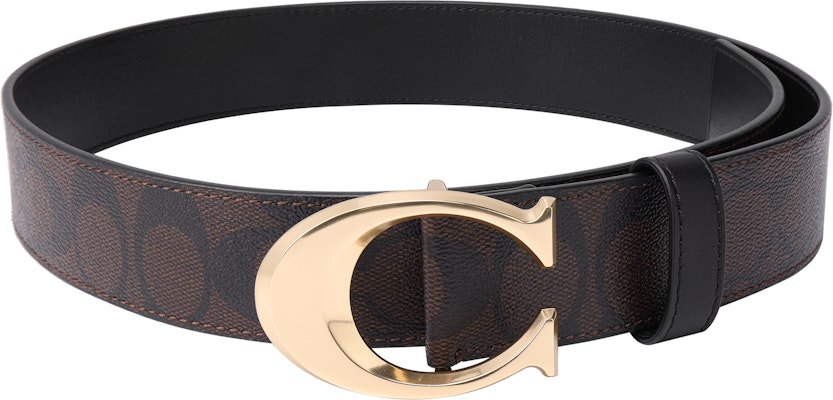 蔻驰棕色经典Logo设计3.8cm宽皮革腰带 6140-IMOVE Lookbook 蔻驰棕色经典Logo设计3.8cm宽皮革腰带 6140-IMOVE