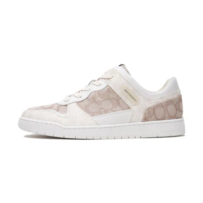 Coach C201 Leather 'White Low-Top'