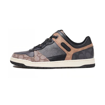 Coach C201 Low 'Black Leather'