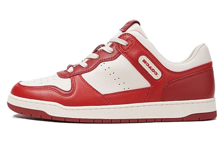 Coach C201 Low 'White Red'