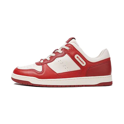 Coach C201 Low 'White Red'