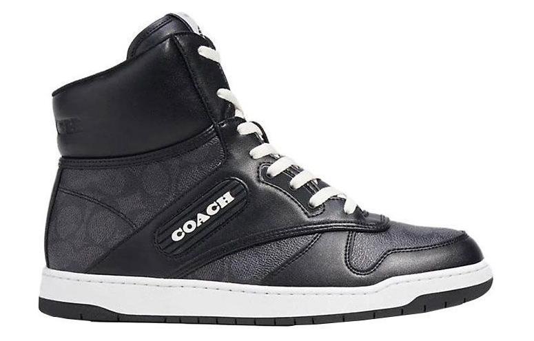 Coach C202 High Top 'Black Leather' 圖 2
