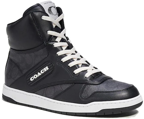 Coach C202 High Top 'Kulit Hitam' CK510_CQBK Lookbook Coach C202 High Top 'Kulit Hitam' CK510_CQBK