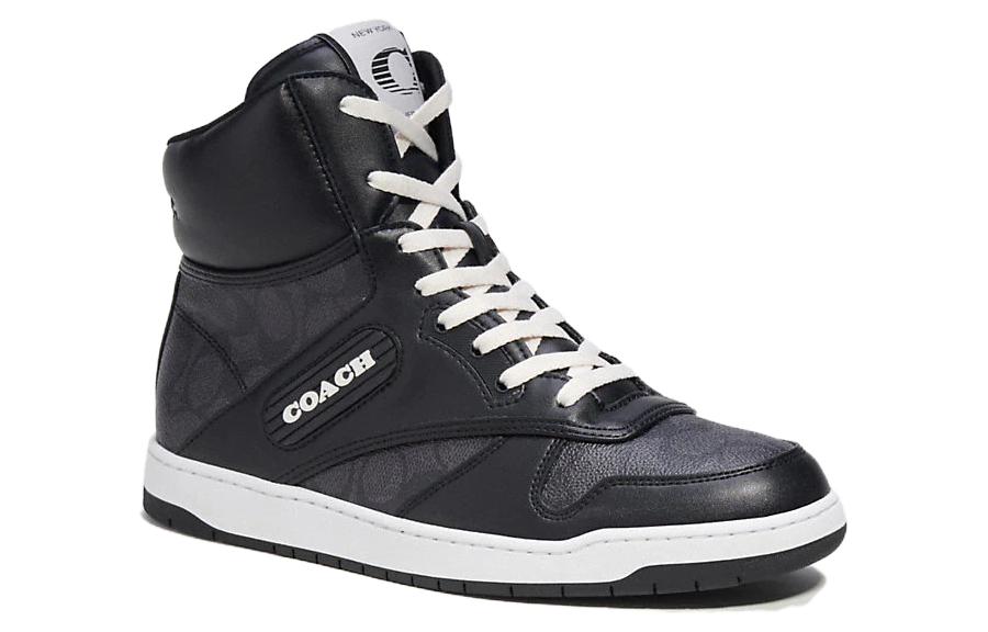 Coach C202 High Top 'Black Leather' 圖 3