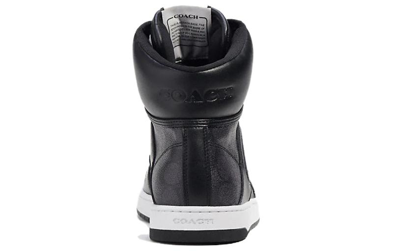 Coach C202 High Top 'Black Leather' 圖 4