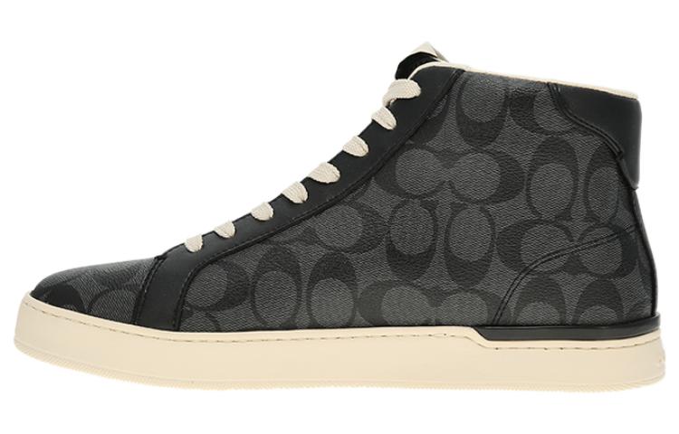 Coach Canvas High-Top 'Clip Fashion Sneaker Black' G5385_CQBK