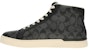 Coach Canvas High-Top 'Kasut Fesyen Klip Hitam' G5385_CQBK