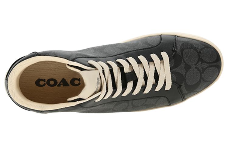 Lookbook Coach Zapatillas Altas de Lona 'Clip Fashion Negra' G5385_CQBK