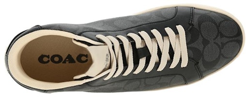 Coach Canvas High-Top 'Kasut Fesyen Klip Hitam' G5385_CQBK Lookbook Coach Canvas High-Top 'Kasut Fesyen Klip Hitam' G5385_CQBK