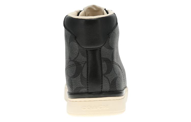 Shop Coach Zapatillas Altas de Lona 'Clip Fashion Negra' G5385_CQBK