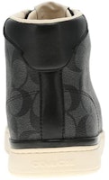 Coach Canvas High-Top 'Kasut Fesyen Klip Hitam' G5385_CQBK Shop Coach Canvas High-Top 'Kasut Fesyen Klip Hitam' G5385_CQBK