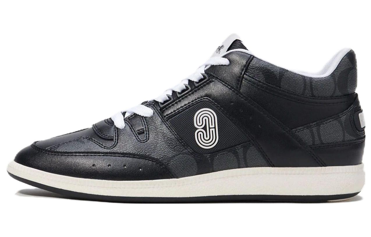 Coach Canvas Lace-Up Low-Top 'Fashion Sneaker Black' CI083_BLK