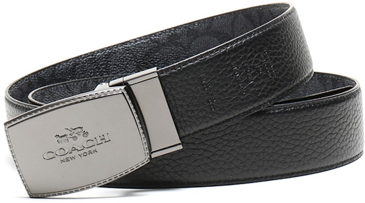 Cinturón de Piel y Lona COACH Gris Carbón/Negro 3.7cm Ancho. 64084-CQBK Purchase Cinturón de Piel y Lona COACH Gris Carbón/Negro 3.7cm Ancho. 64084-CQBK
