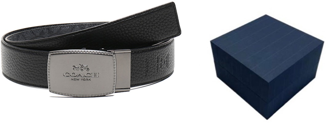 Cinturón de Piel y Lona COACH Gris Carbón/Negro 3.7cm Ancho. 64084-CQBK Cheap Cinturón de Piel y Lona COACH Gris Carbón/Negro 3.7cm Ancho. 64084-CQBK