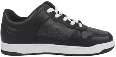 蔻驰黑色帆布皮革低帮运动鞋 CI313_BLK Order 蔻驰黑色帆布皮革低帮运动鞋 CI313_BLK